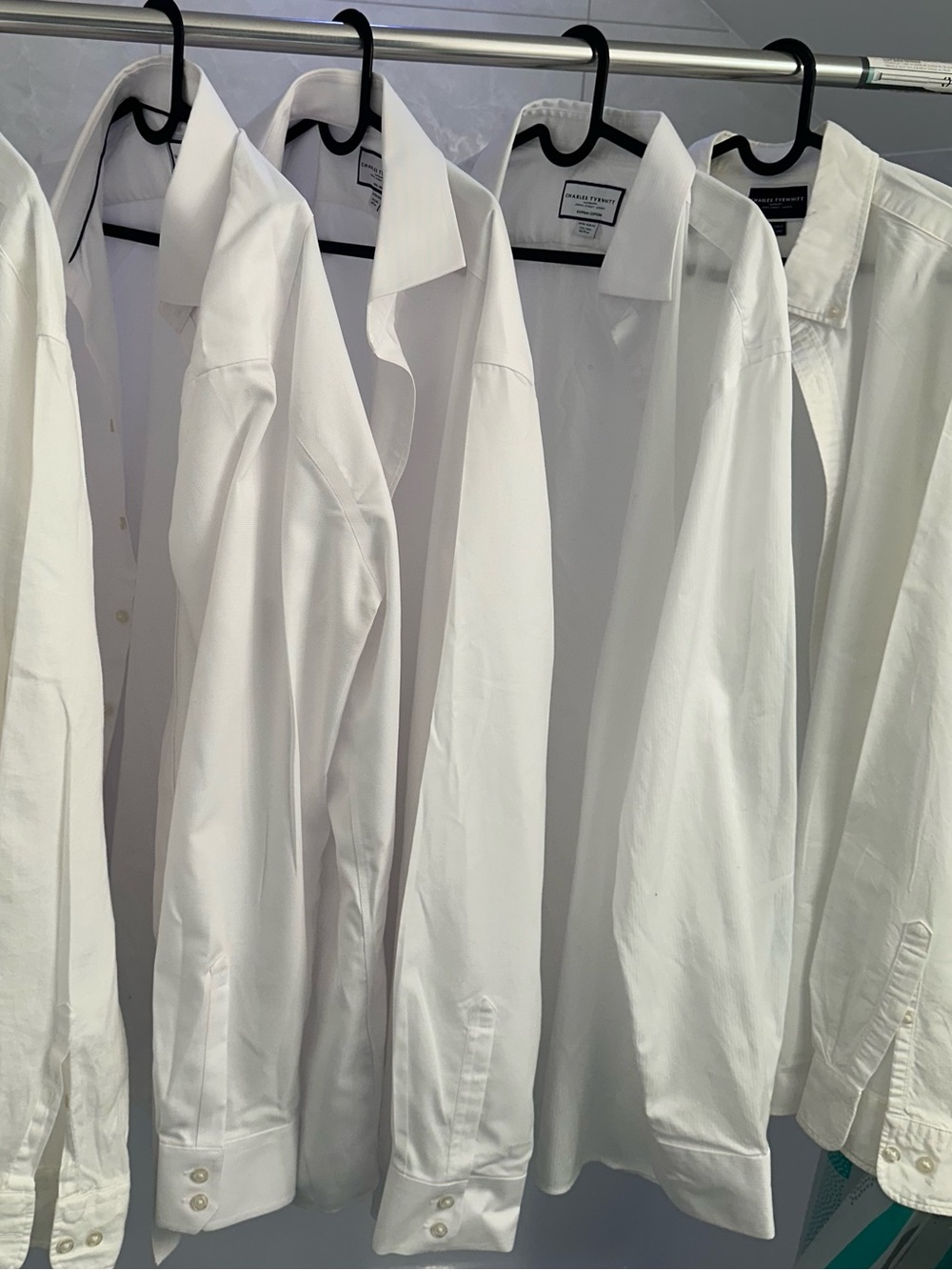 Charles Tyrwhitt White Men's Shirt (3 New and 2 worn twice)